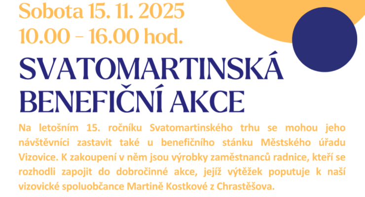 Svatomartinská benefiční akce