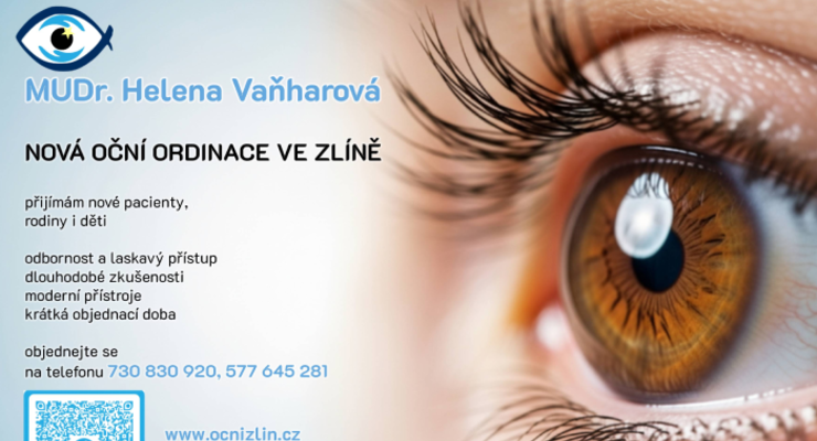 Nová oční ordinace ve Zlíně