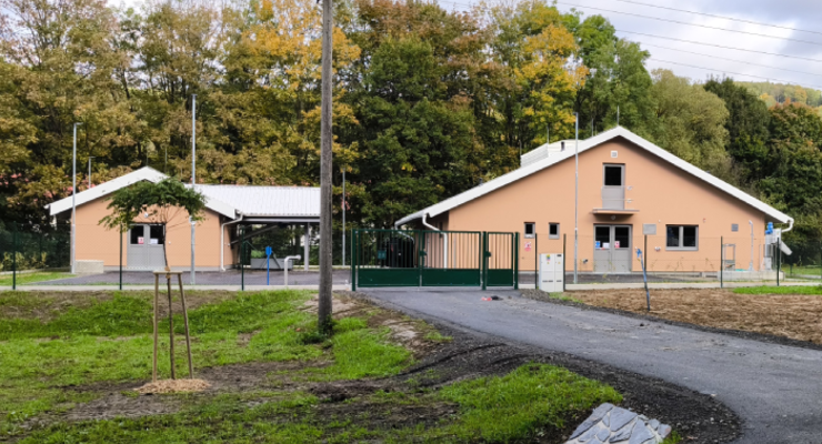 Zahájení zkušebního provozu ČOV a splaškové kanalizace